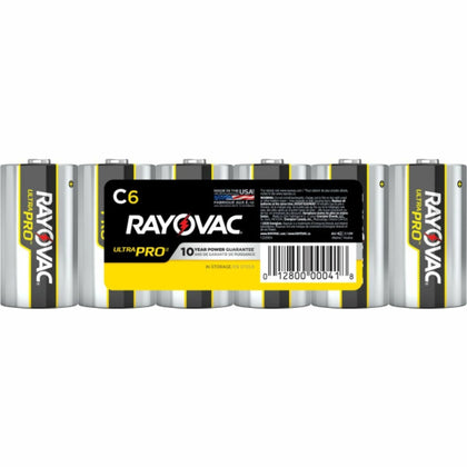 Rayovac Ultra Pro Alkaline C Batteries - Reliable Power for Various Devices - & Battery Chargers