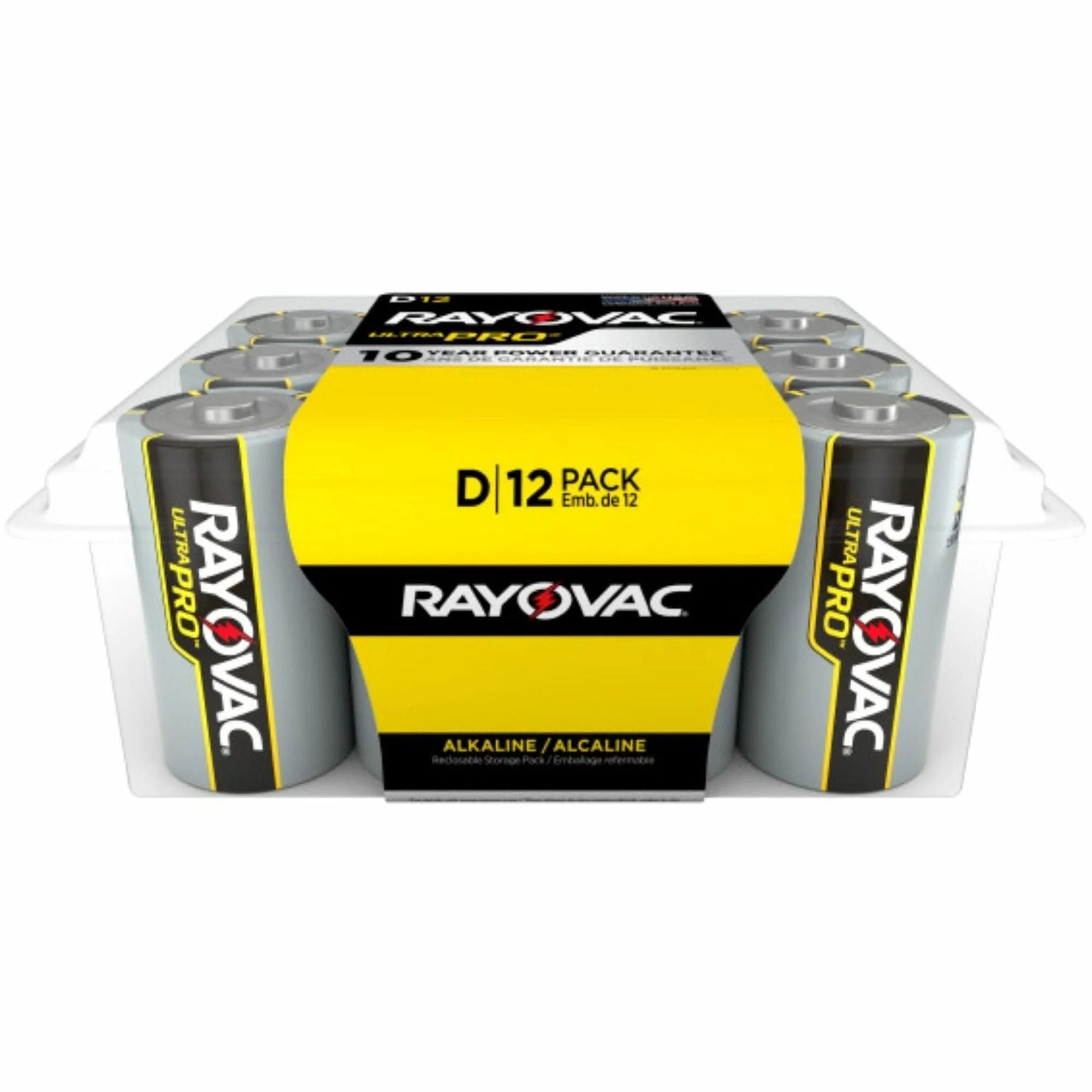 Rayovac Ultra Pro Alkaline D Batteries - Reliable Power for All Devices - & Battery Chargers