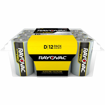 Rayovac Ultra Pro Alkaline D Batteries - Reliable Power for All Devices - & Battery Chargers