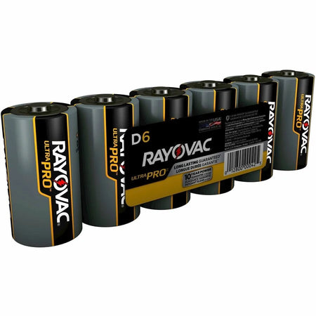 Rayovac Ultra Pro D Batteries - 6-Pack for Flashlights & Wireless Devices - Battery Chargers