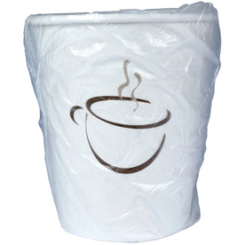RDI 9 oz Single Wall Wrapped Hot Paper Cups - fl - White - Drink Beverage Coffee Chocolate Tea