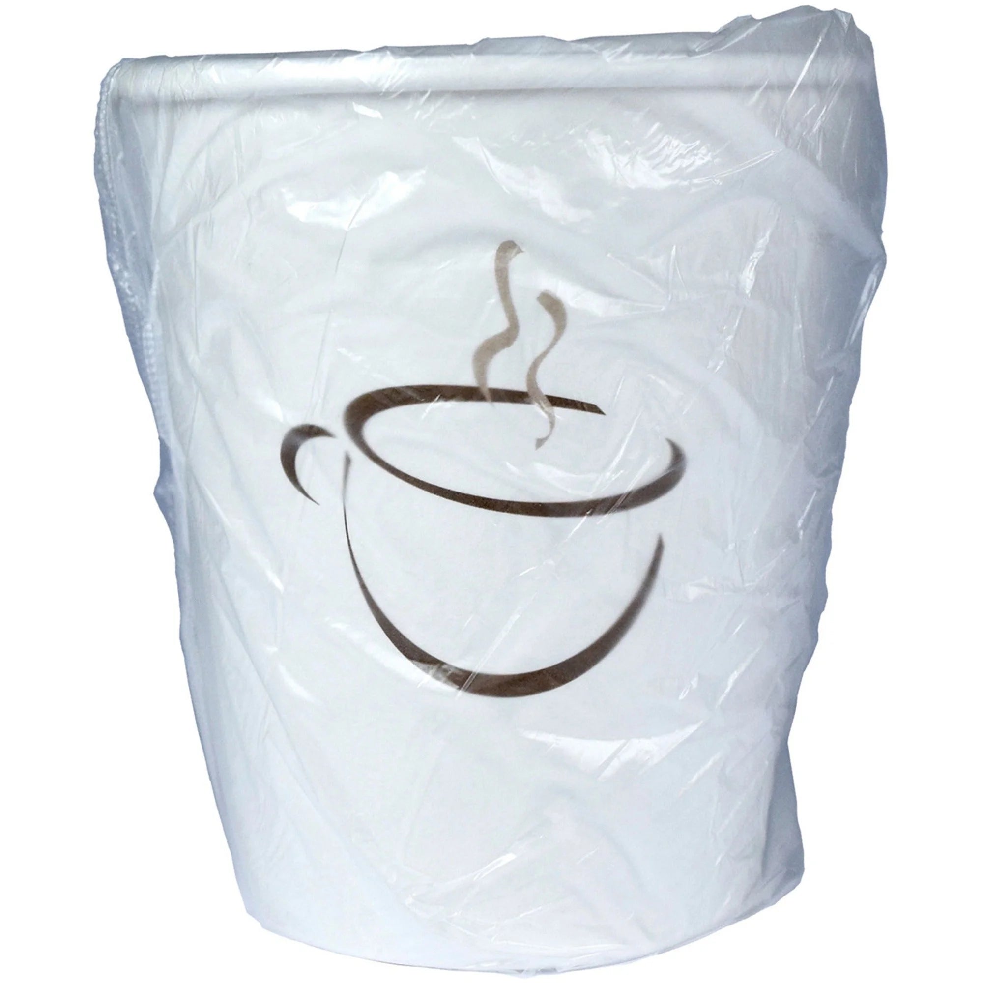 RDI 9 oz Single Wall Wrapped Hot Paper Cups - fl - White - Drink Beverage Coffee Chocolate Tea