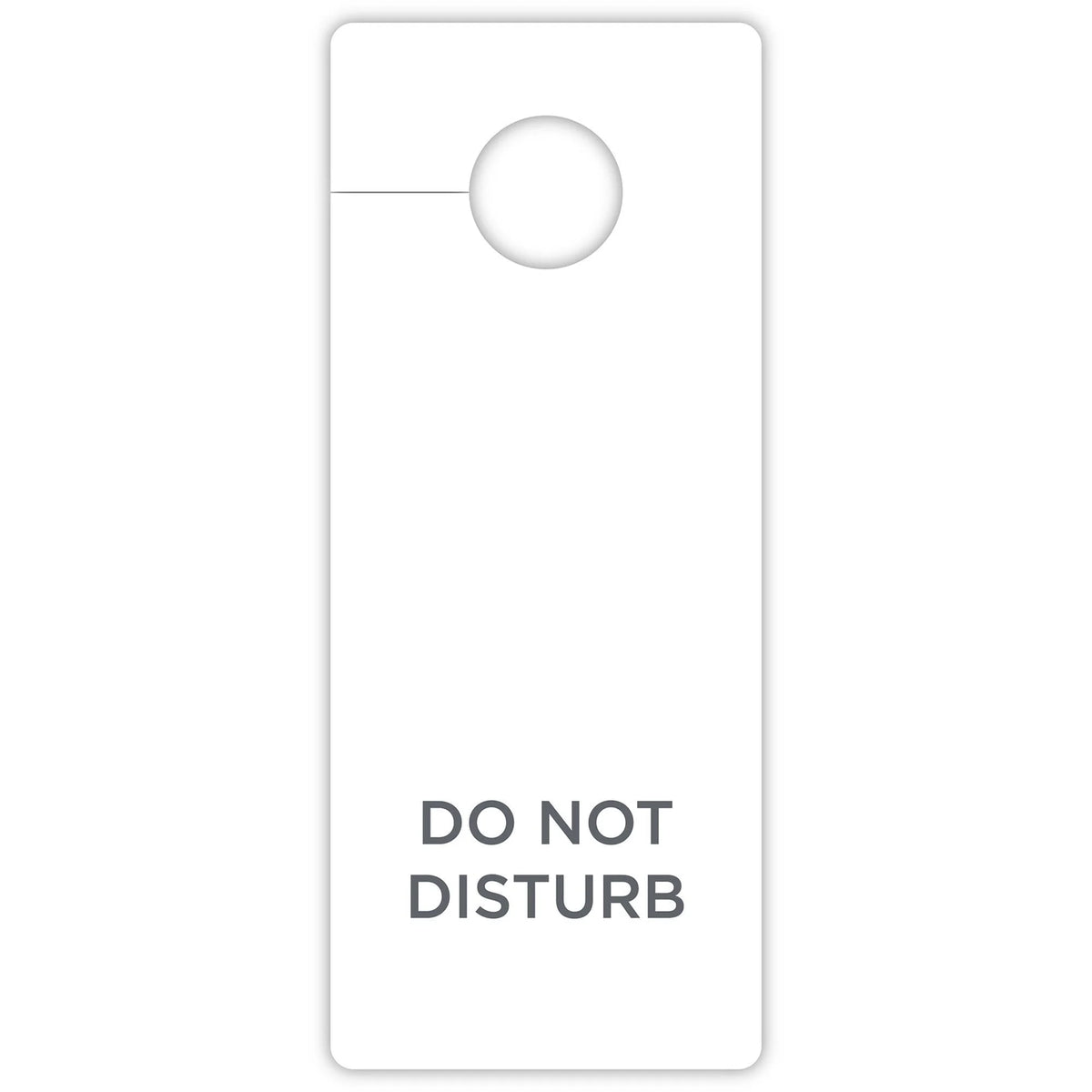 RDI Do-Not-Disturb Hang Sign - ’Do Not Disturb’ Print - 3x8’’ - White - 100/Carton - Signs & Nameplates
