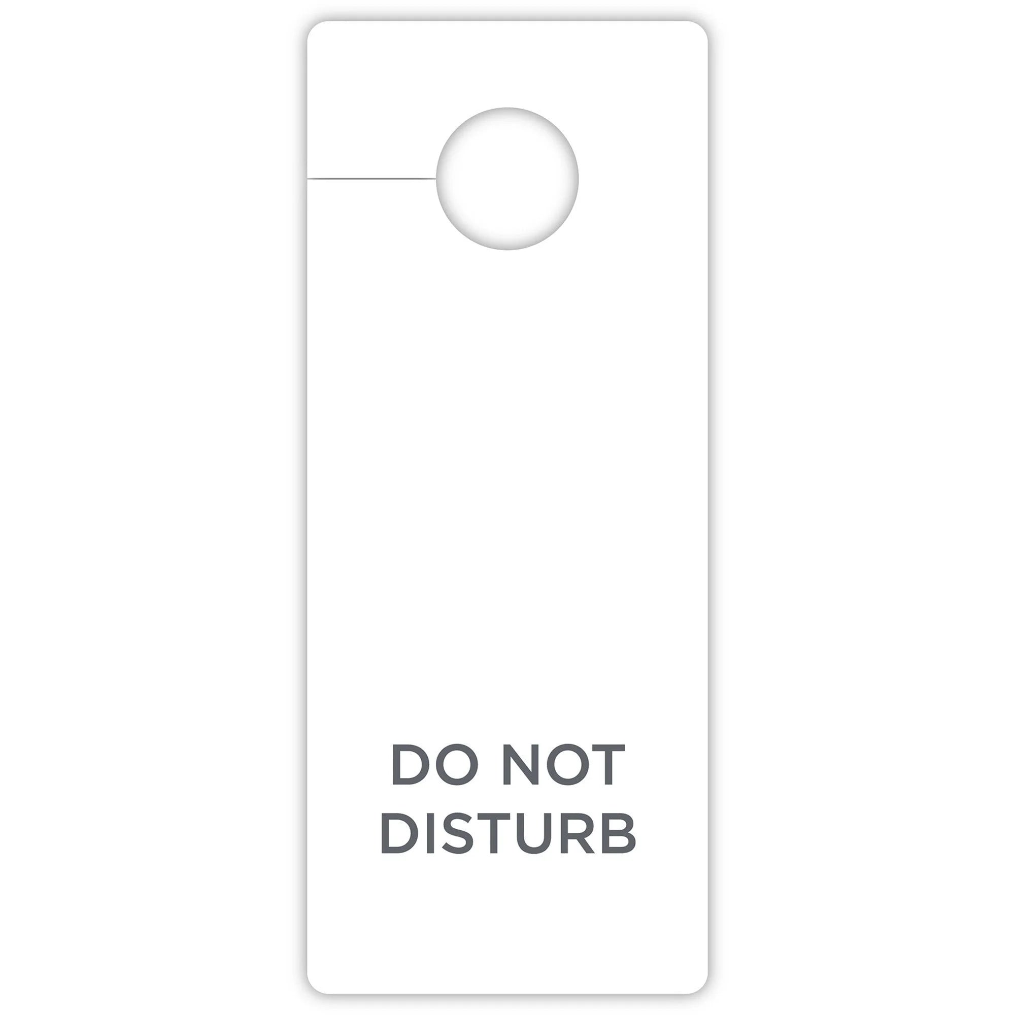 RDI Do-Not-Disturb Hang Sign - ’Do Not Disturb’ Print - 3x8’’ - White - 100/Carton - Signs & Nameplates