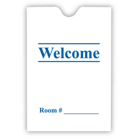RDI Key Card: Printable Magnetic Stripe Card - Red - 3.40’’ - 500 Carton - Tags