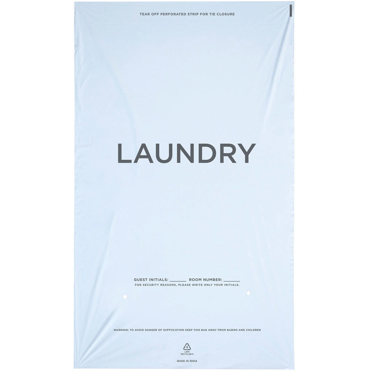 RDI Tear Tape Laundry Bag - 14’’ Red - 1000/Carton - Cleaning & Supplies