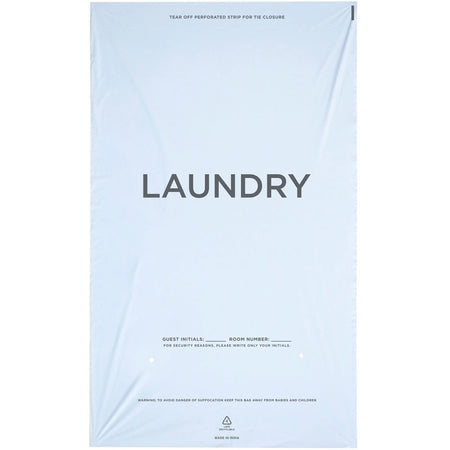 RDI Tear Tape Laundry Bag - 14’’ Red - 1000/Carton - Cleaning & Supplies