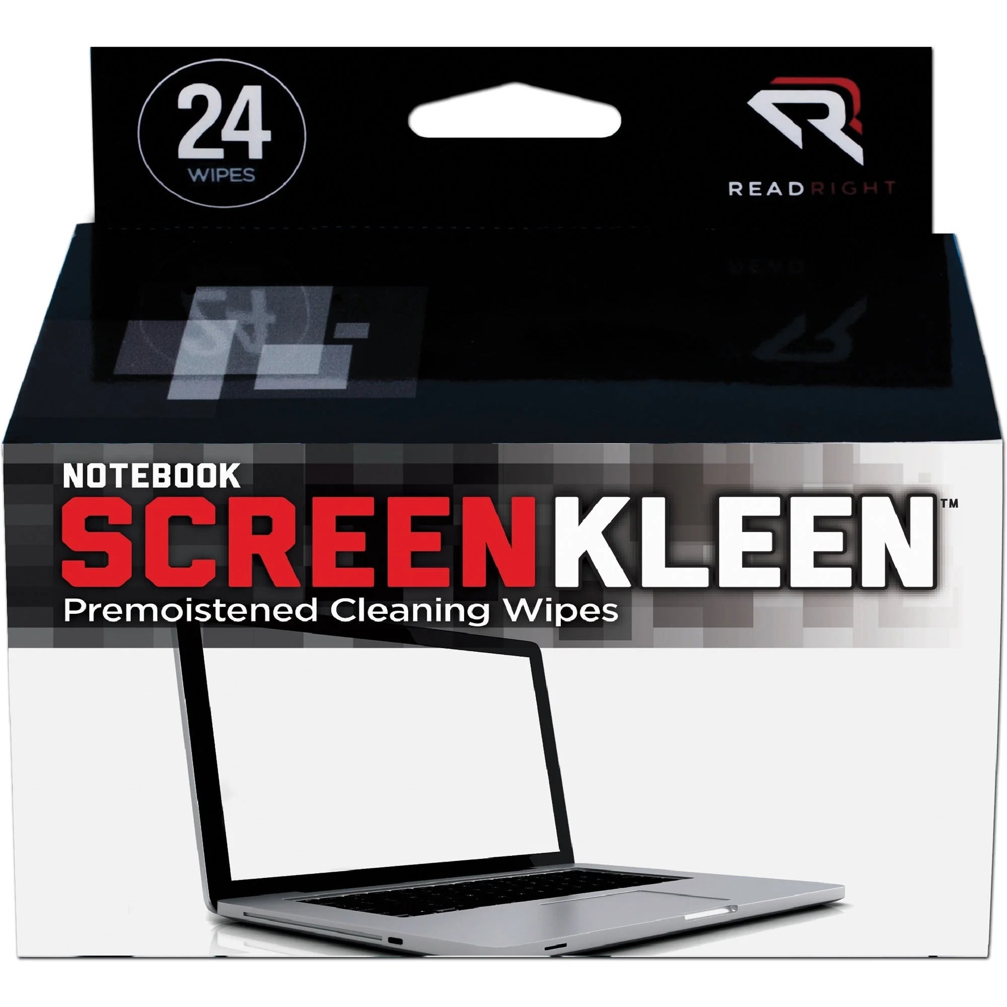 Read Right Notebook ScreenKleen: Lint-free Display Screen Wipes - Electronics Cleaning Supplies