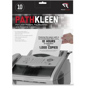 Read Right PathKleen Paper Path Cleaning Sheets - 10/Pack - Electronics Supplies