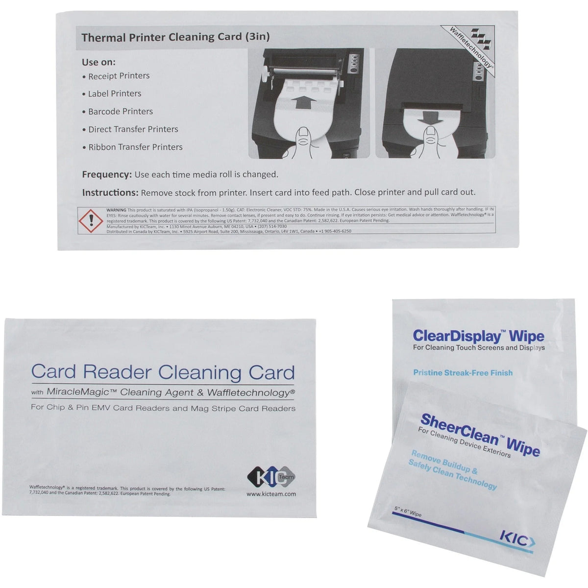Read Right Point of Sale Cleaning Kit - Keep Your POS Equipment and Screens Spotless - Label Printers / Labelers