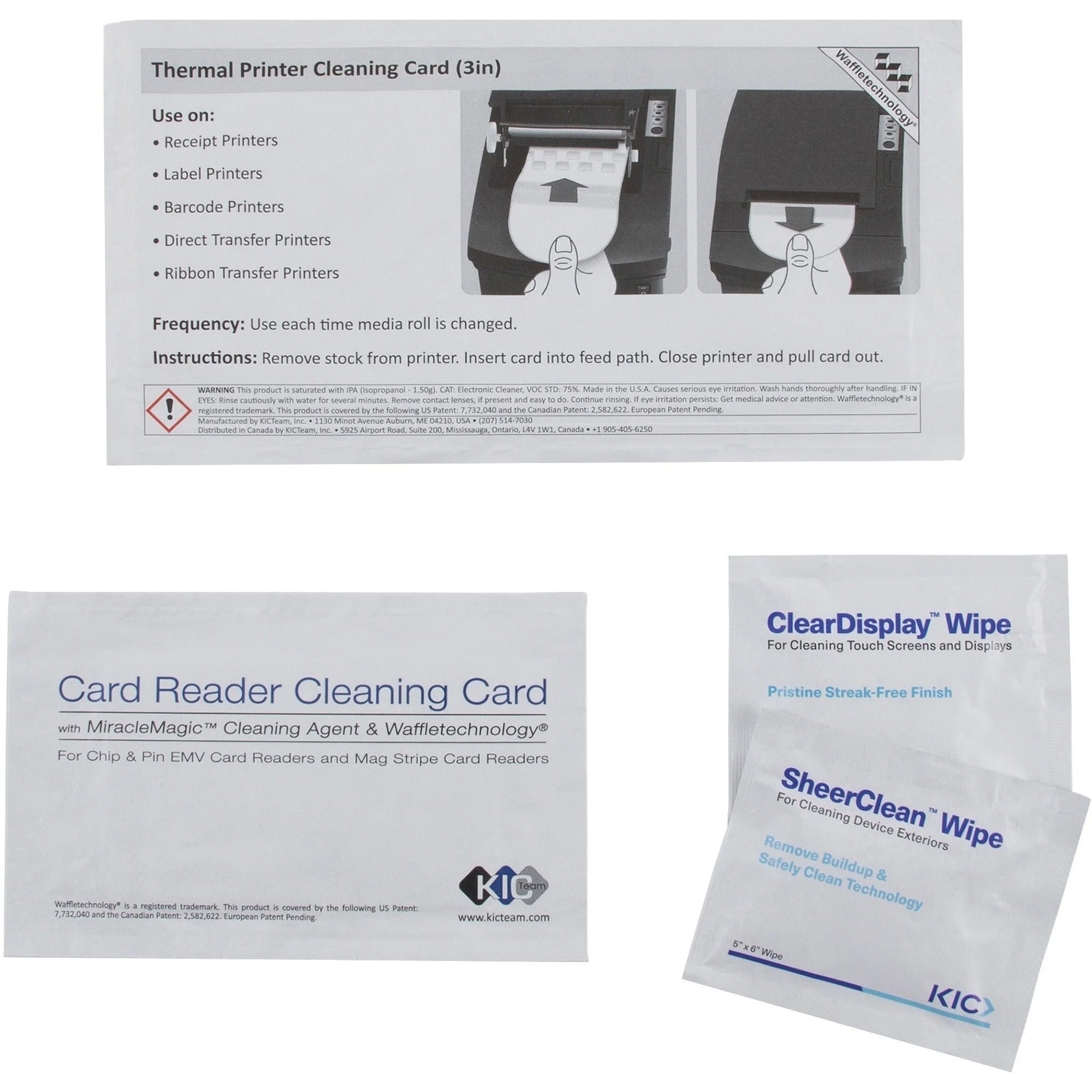 Read Right Point of Sale Cleaning Kit - Keep Your POS Equipment and Screens Spotless - Label Printers / Labelers