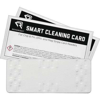 Read Right Smart Cleaning Card - Multipurpose White 10-Pack - Electronics Supplies