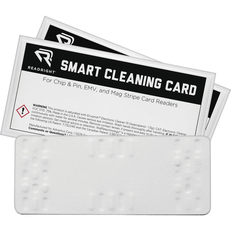 Read Right Smart Cleaning Card - Multipurpose White 10-Pack - Electronics Supplies