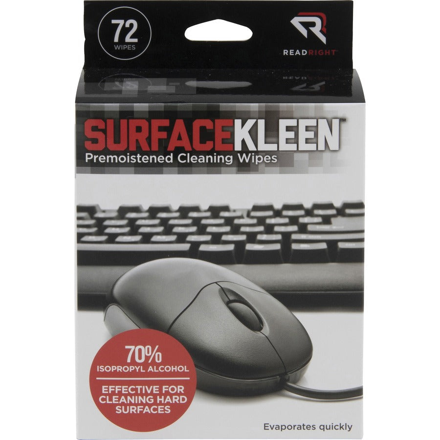 Read Right Surface Kleen Cleaning Wipes - Front