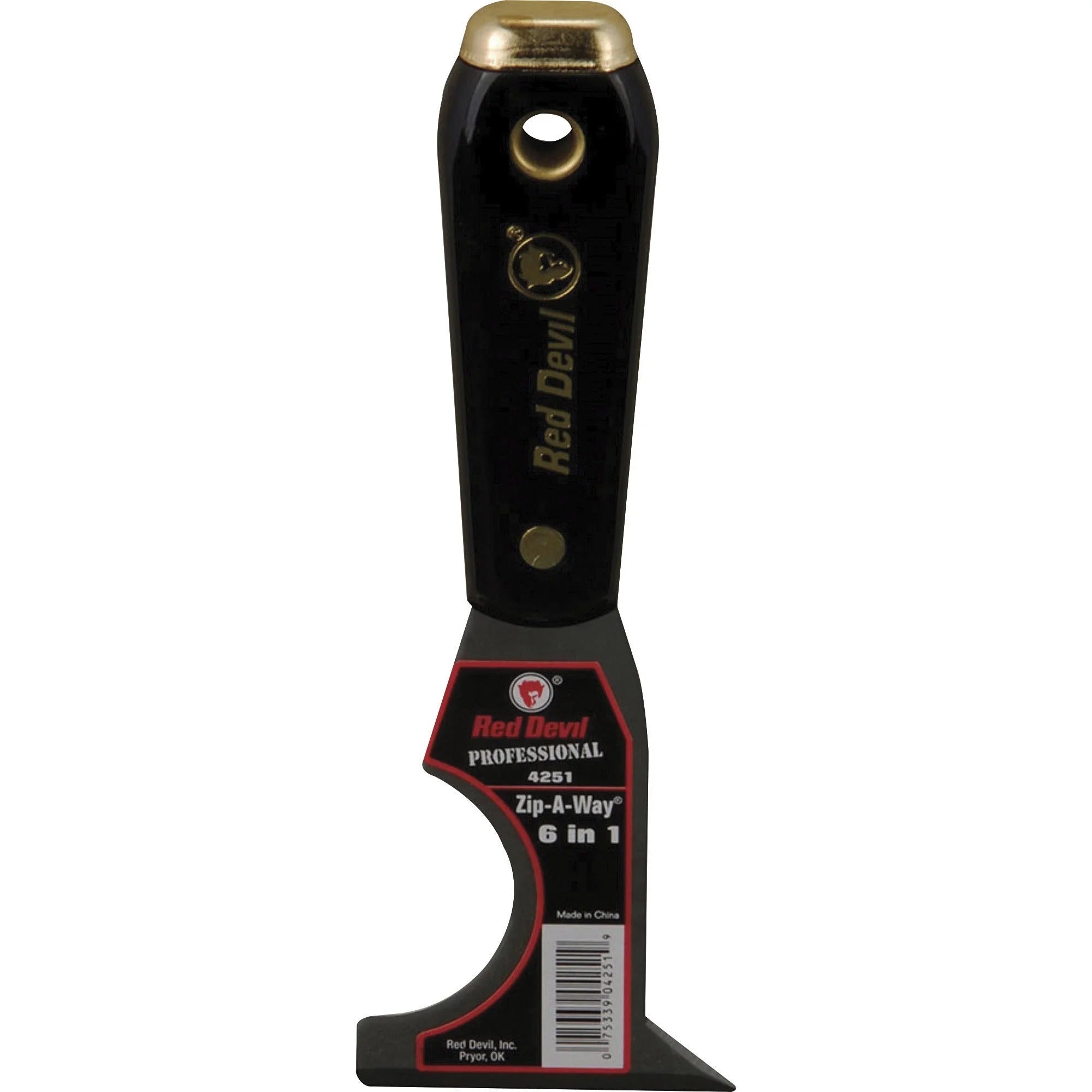 Red Devil Lye Zip-A-Way Painter’s 6-in-1 Tool - Solvent Resistant - Utility Knives & Cutters