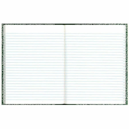 Rediform Center Sewn Lab Notebook - 96 Sheets - 7 1/8’’ x 10 - Green Marble Cover - Notebooks