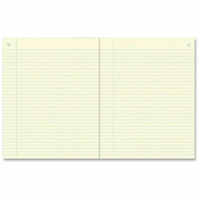 Rediform Chemistry Notebook - 60 Sheets - Perfect Bound - 7 1/2’’ x 9 1/4’’ Sheet Size - Green Paper - Blue Stiff Cover