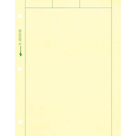 Rediform Computation Pads: 100 Sheets Letter Size Green Paper - Graph