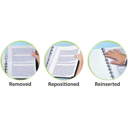 Rediform MiracleBind College Ruled Notebooks - Letter - Alternate-Image1