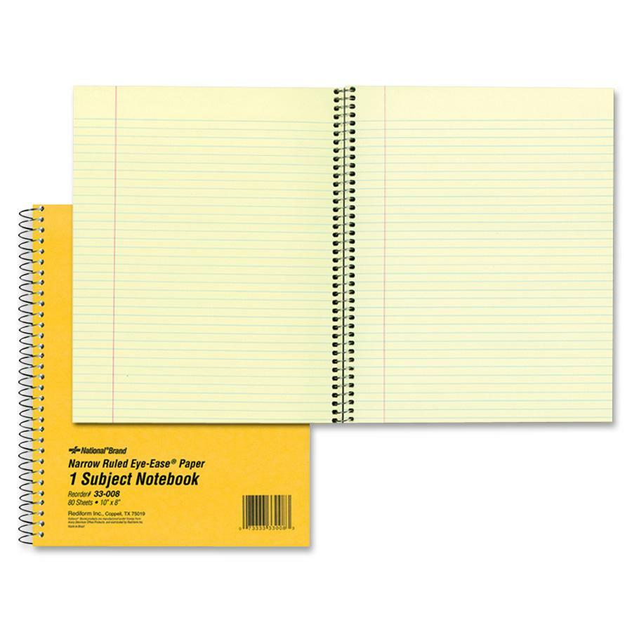 Rediform One-Subject Narrow Ruled Notebook - 900