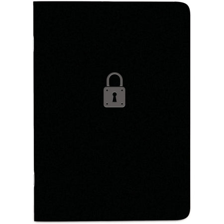 Rediform Password Notebook - 64 Pages - Sewn - 0.40’’ Height x 3.5’’ Width 5’’ Length - Black Cover - Notebooks