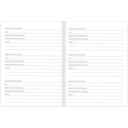 Rediform Password Notebook - Compact 64-Page Sewn Journal - Notebooks