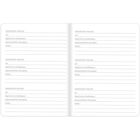 Rediform Password Notebook - Compact 64-Page Sewn Journal - Notebooks