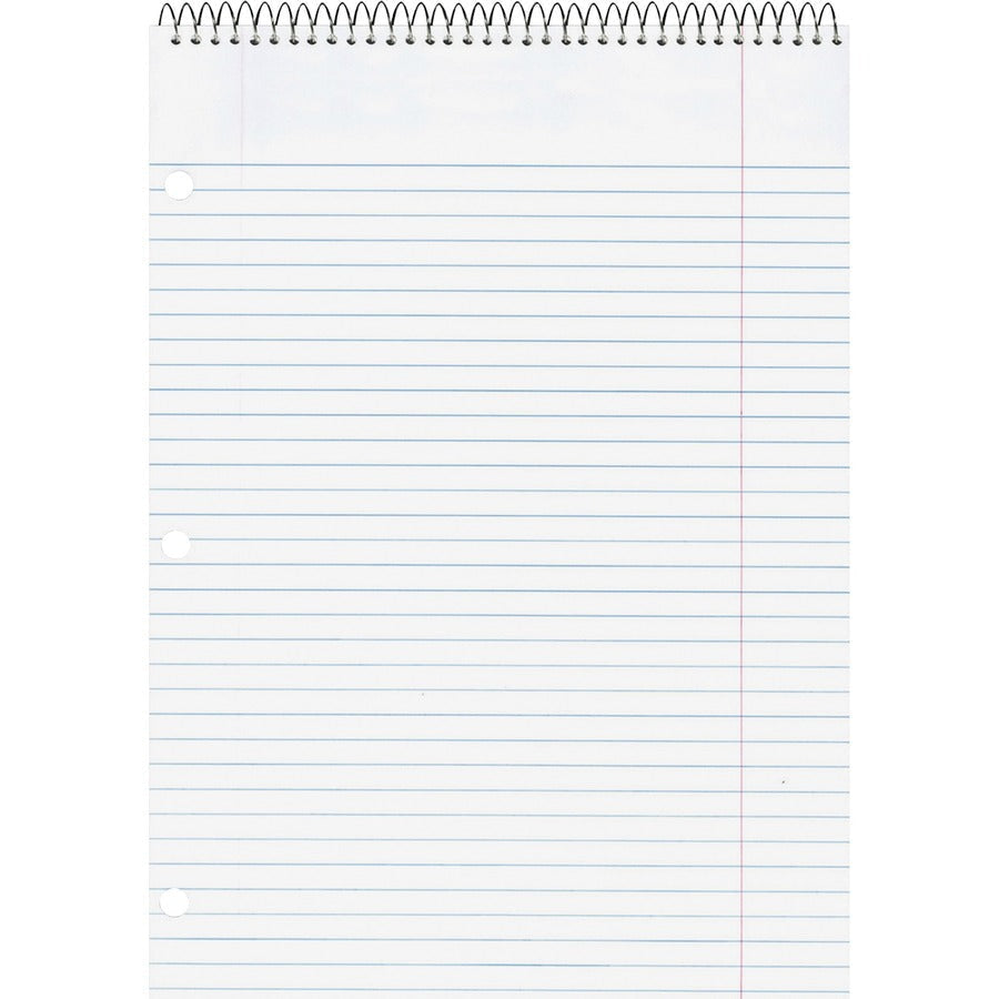Rediform Porta-Desk 1-Subject Notebooks - 80 Sheets - Coilock - Ruled Margin - 8 1/2’’ x 11 Sheet Size - White Paper