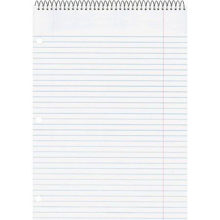 Rediform Porta-Desk 1-Subject Notebooks - 80 Sheets - Coilock - Ruled Margin - 8 1/2’’ x 11 Sheet Size - White Paper