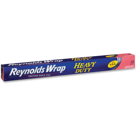 Reynolds Wrap Heavy Duty Aluminum Foil: 18’’ x 50 ft - Moisture Odor Grease Proof - Food Storage