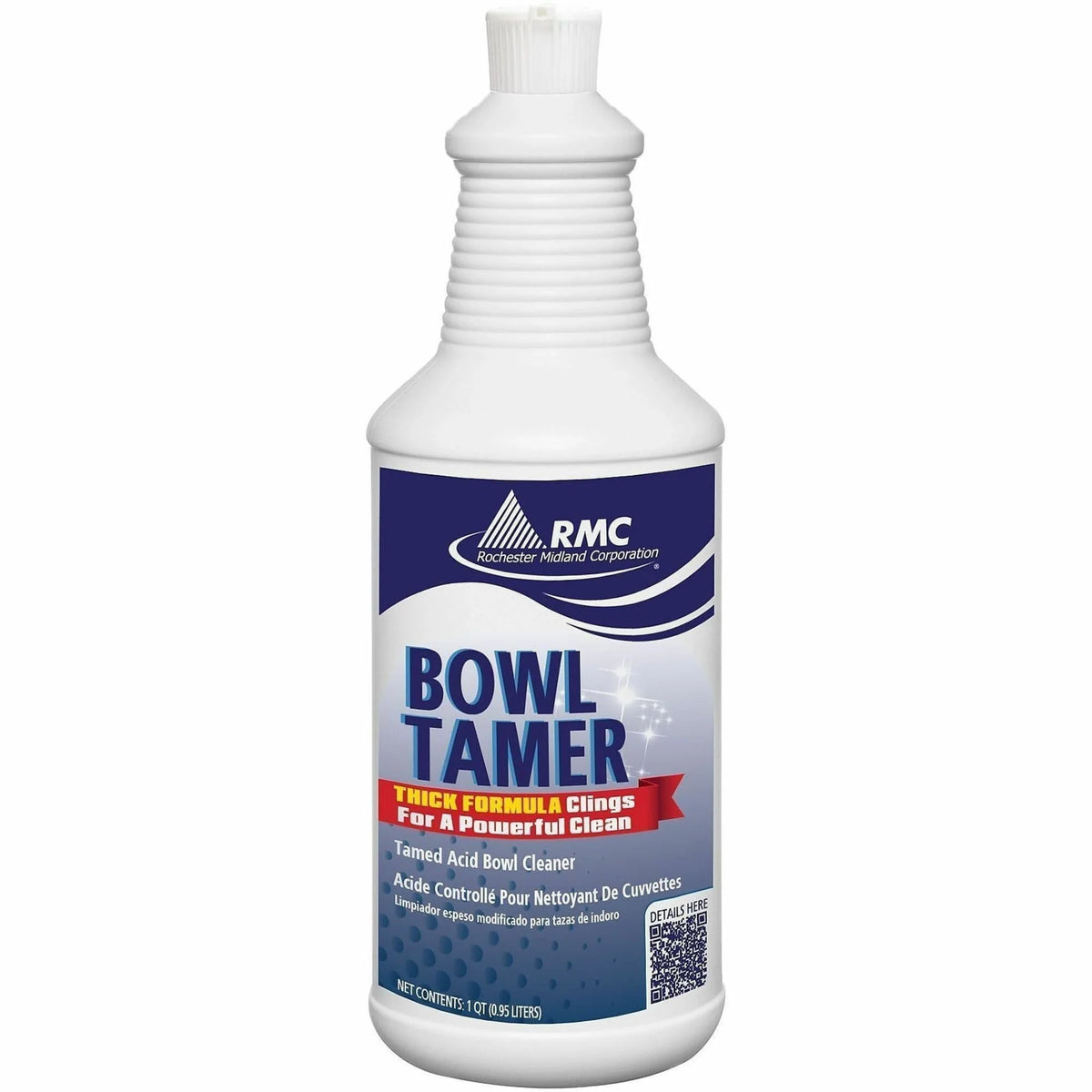 RMC Tamed-Acid Toilet Bowl Cleaner - Multipurpose Foam with Floral Scent - Restroom & Cleaners