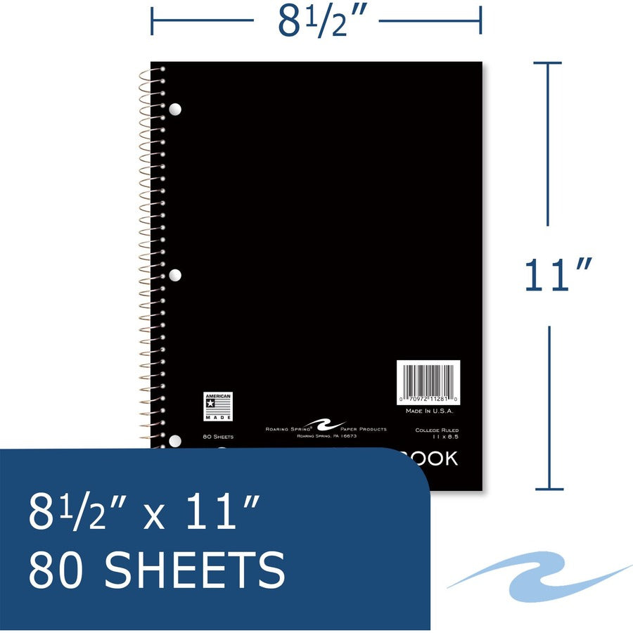 Roaring Spring 1-Subject Notebook - Alternate-Image1