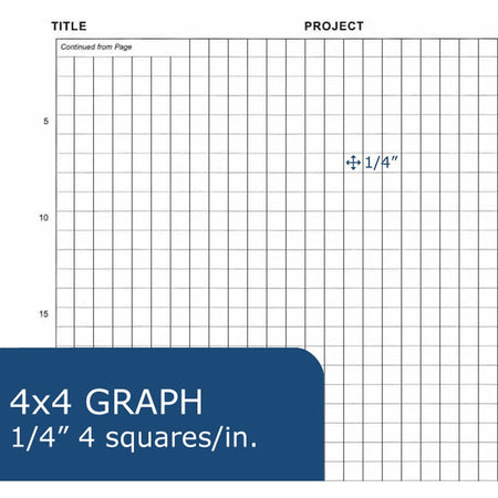 Roaring Spring 4x4 Graph Single Copy Lab Book with Numbered Pages - Alternate-Image5