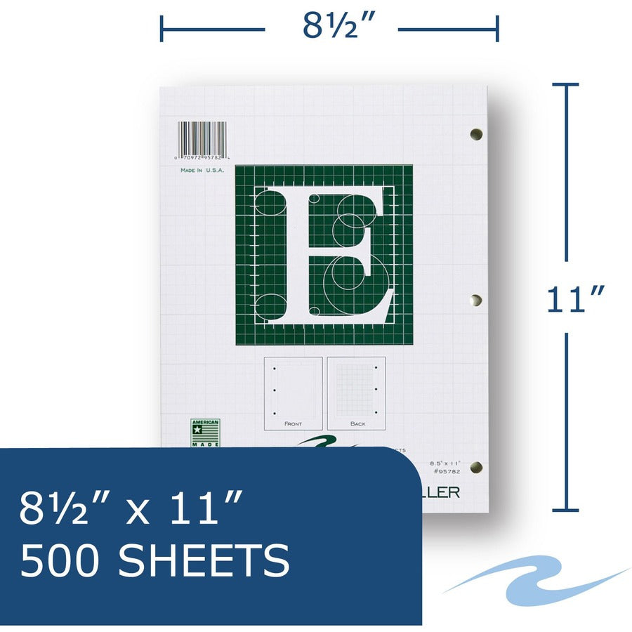 Roaring Spring 5x5 Graph Ruled Engineering Loose Leaf Filler Paper - Alternate-Image5