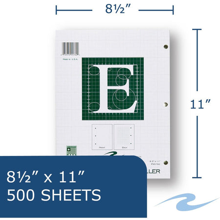 Roaring Spring 5x5 Graph Ruled Engineering Loose Leaf Filler Paper - Alternate-Image5