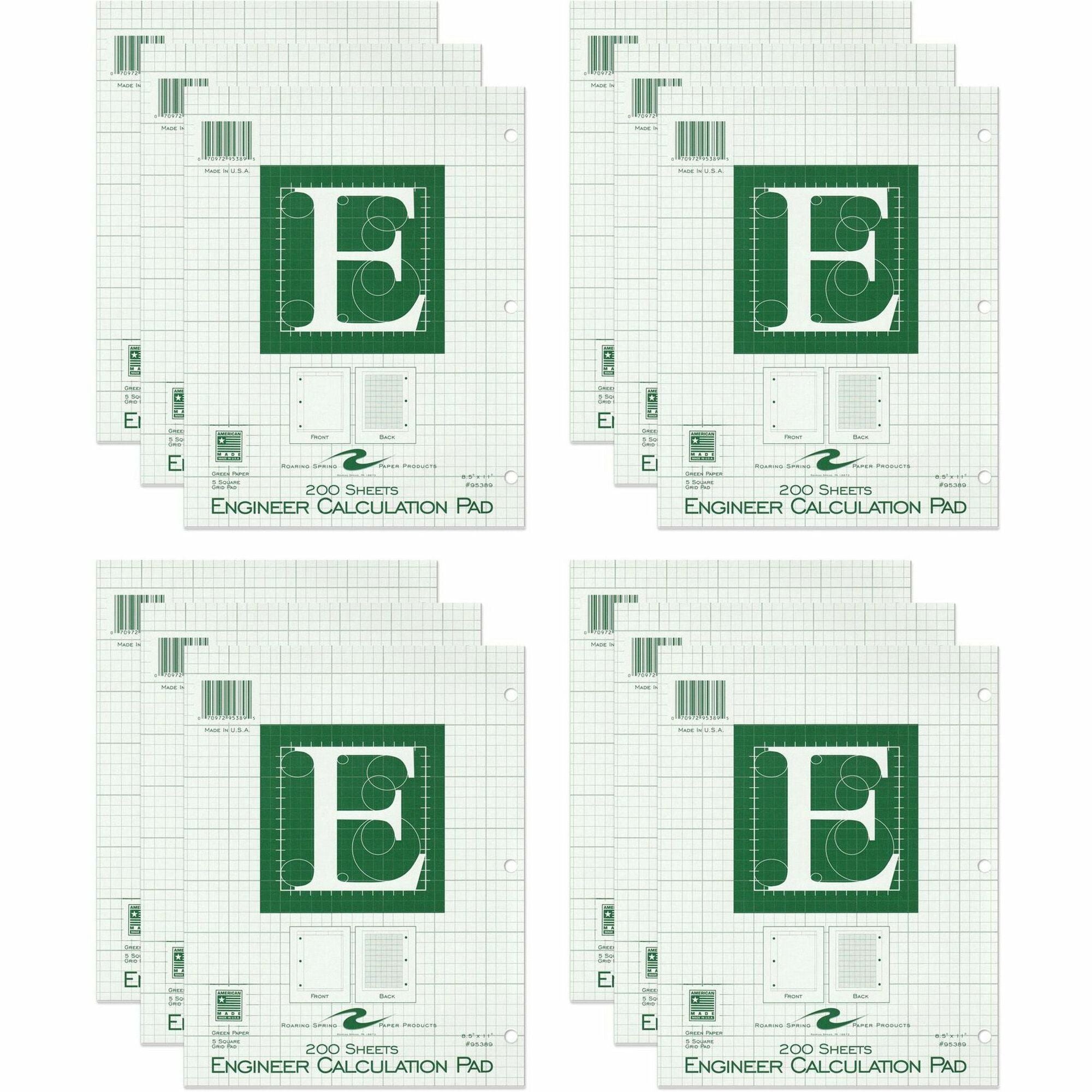 Roaring Spring 5x5 Grid Engineering Pad - 2000