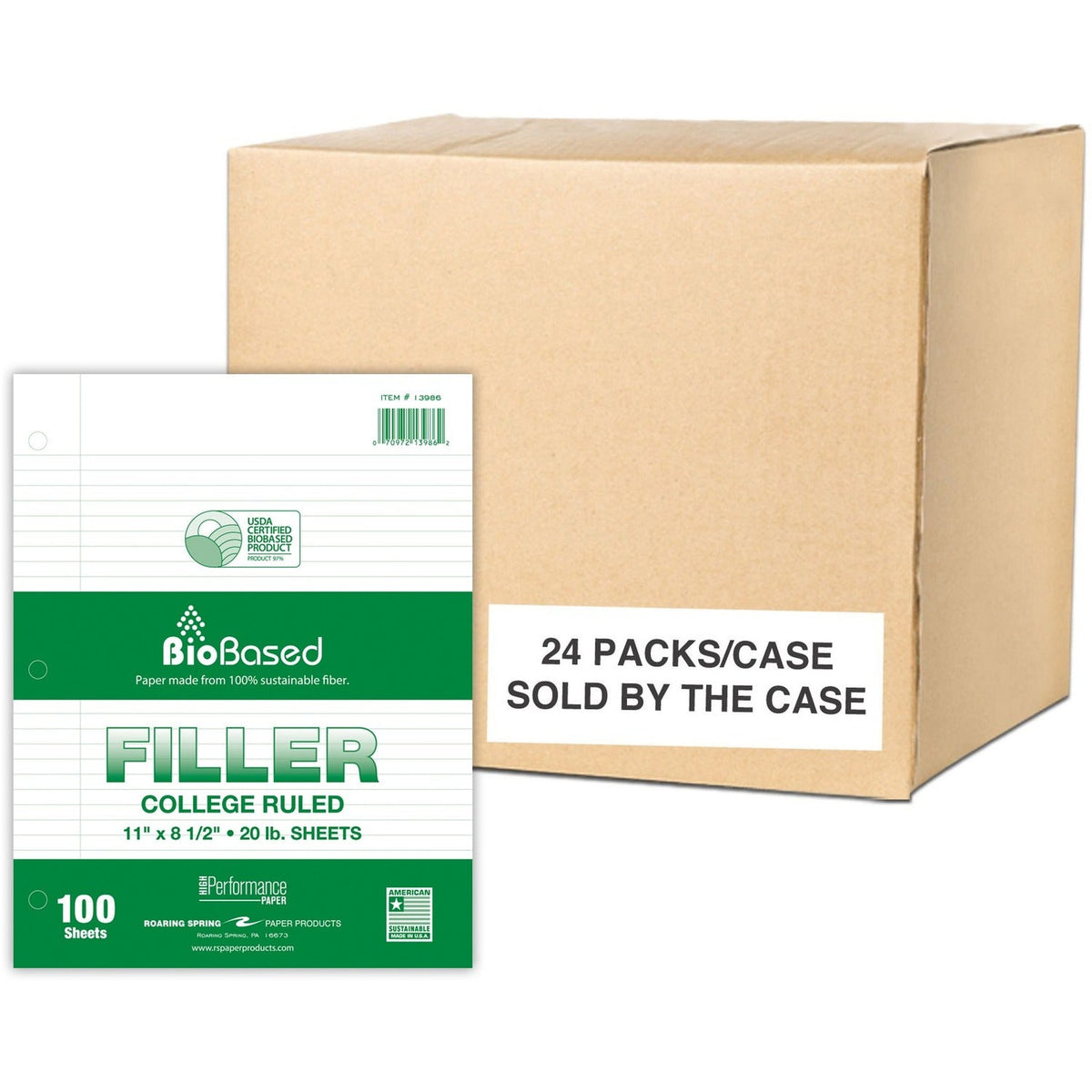 Roaring Spring BioBased Filler Paper - 1500