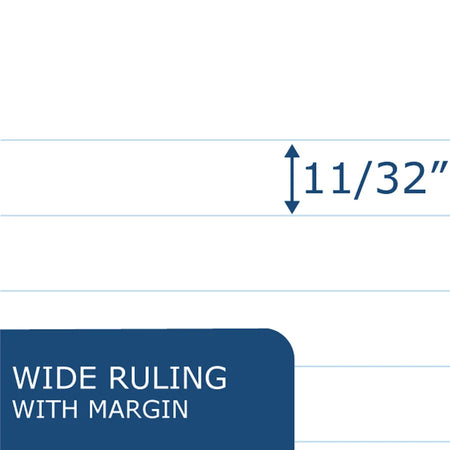 Roaring Spring Blue Book Exam Booklet - 8 Sheets Ruled Margin - Student Notebooks & Folders