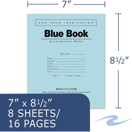 Roaring Spring Blue Examination Book - Alternate-Image1