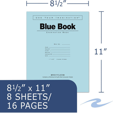 Roaring Spring Blue Examination Book - Alternate-Image1