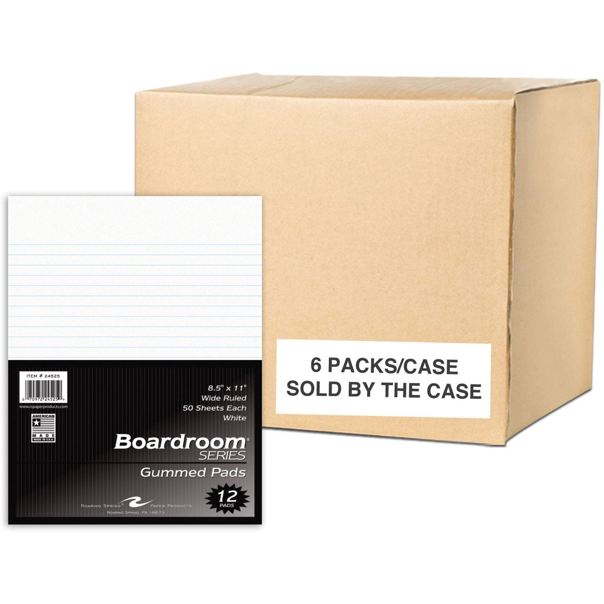 Roaring Spring Boardroom Series Gummed Pad - 2000