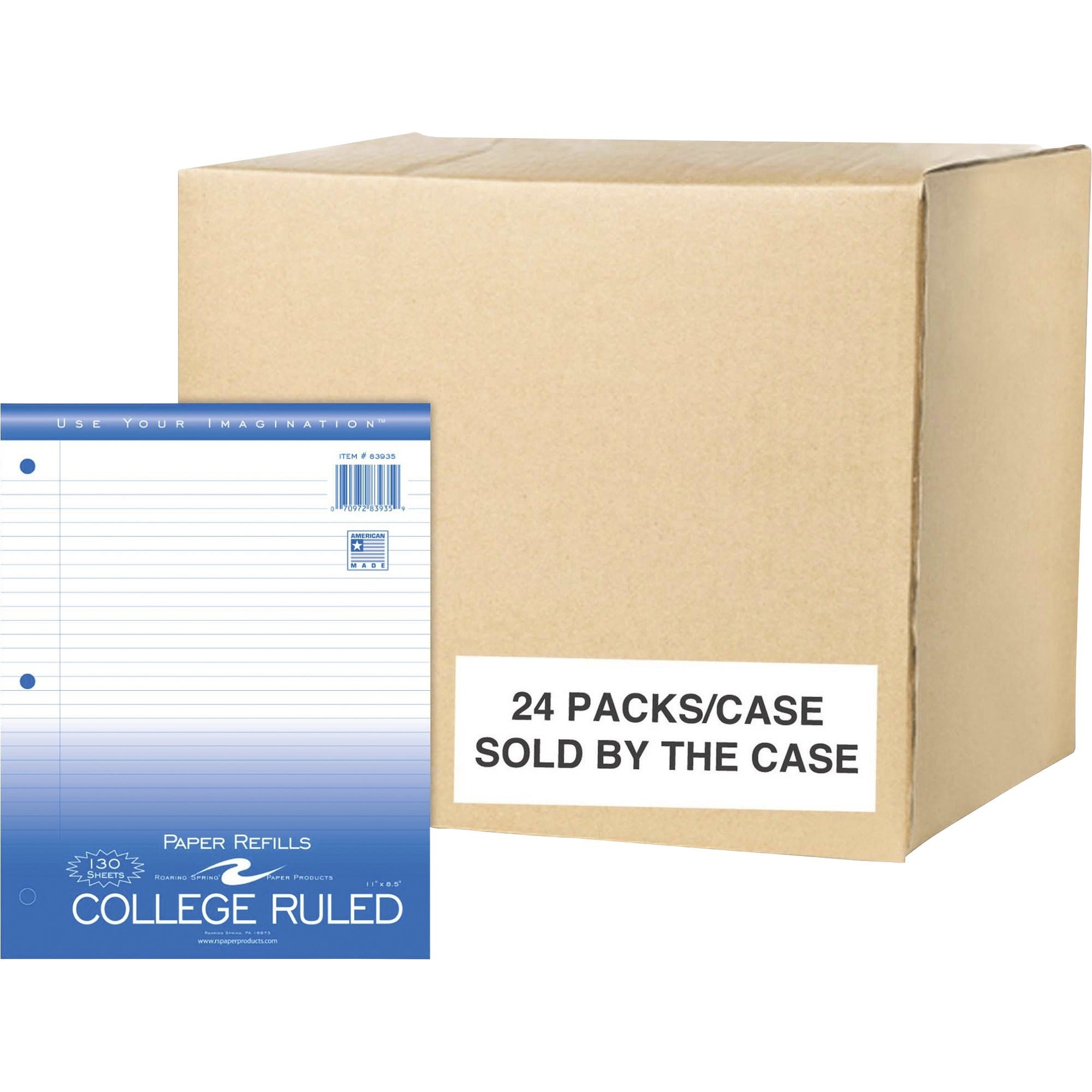 Roaring Spring College Ruled Filler Paper - 2000
