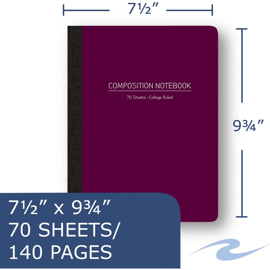 Roaring Spring College Ruled Flexible Poly Cover Composition Book - Alternate-Image1