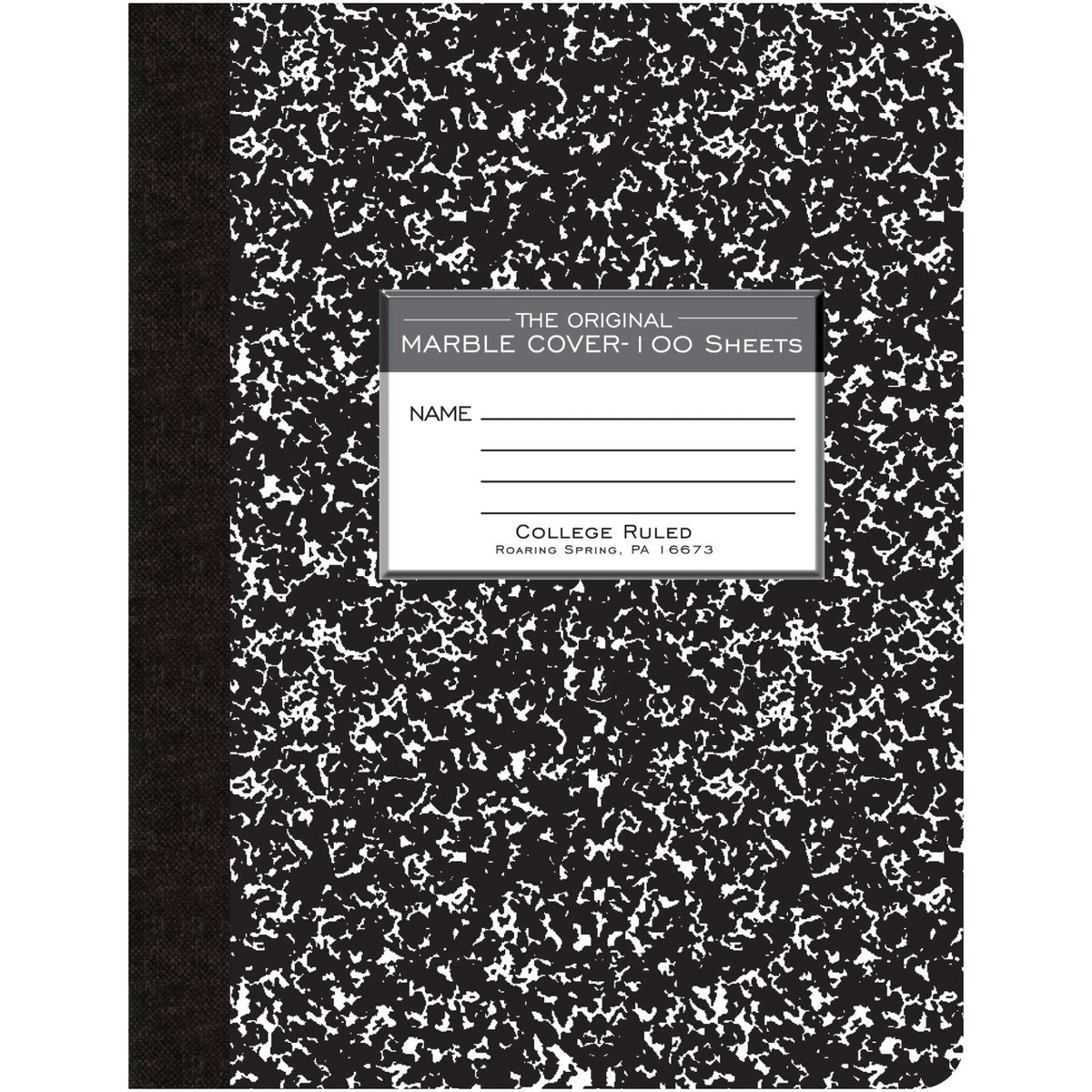 Roaring Spring College Ruled Hard Cover Composition Book - 2000