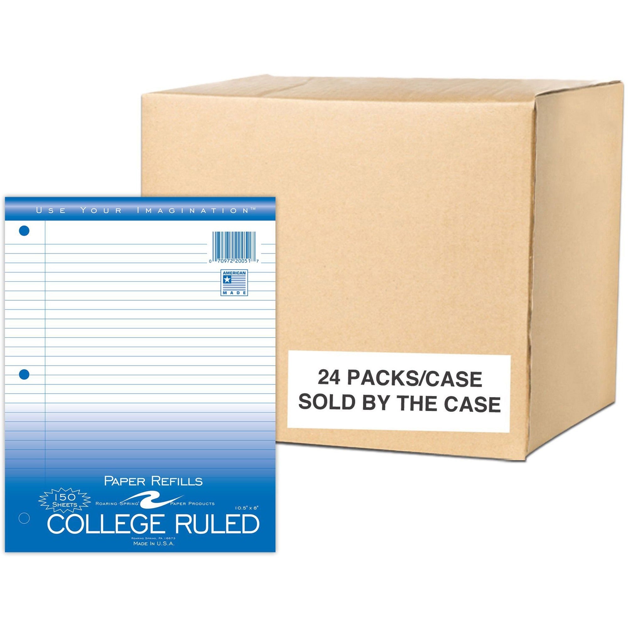 Roaring Spring College Ruled Loose Leaf Filler Paper - 2000