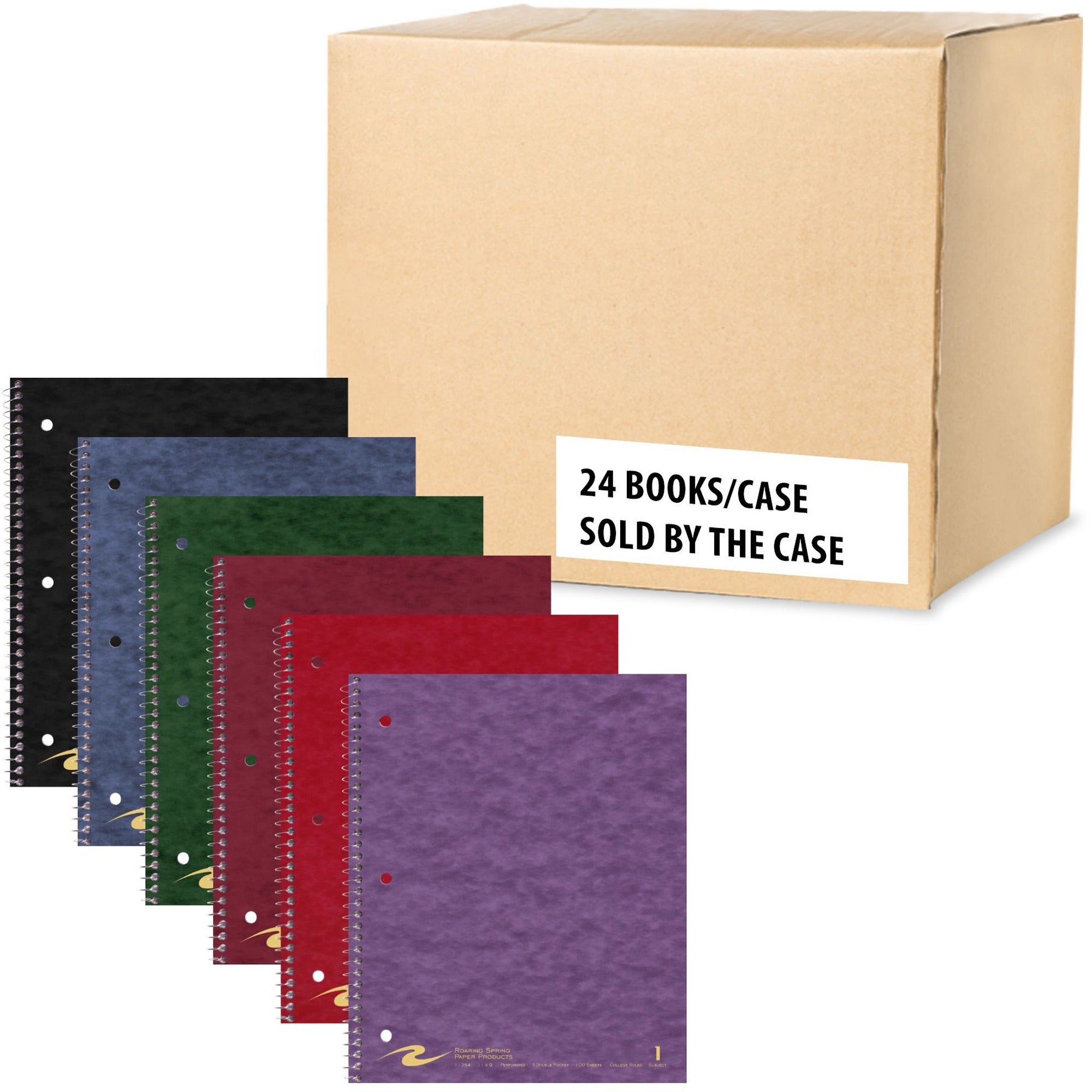 Roaring Spring College Ruled One Subject Spiral Notebook - 2000