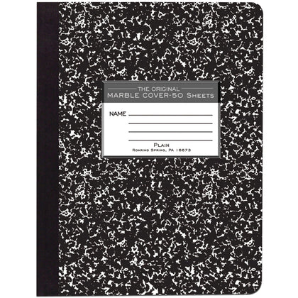 Roaring Spring Composition Book: Unruled Hard Cover 100 Pages - Notebooks