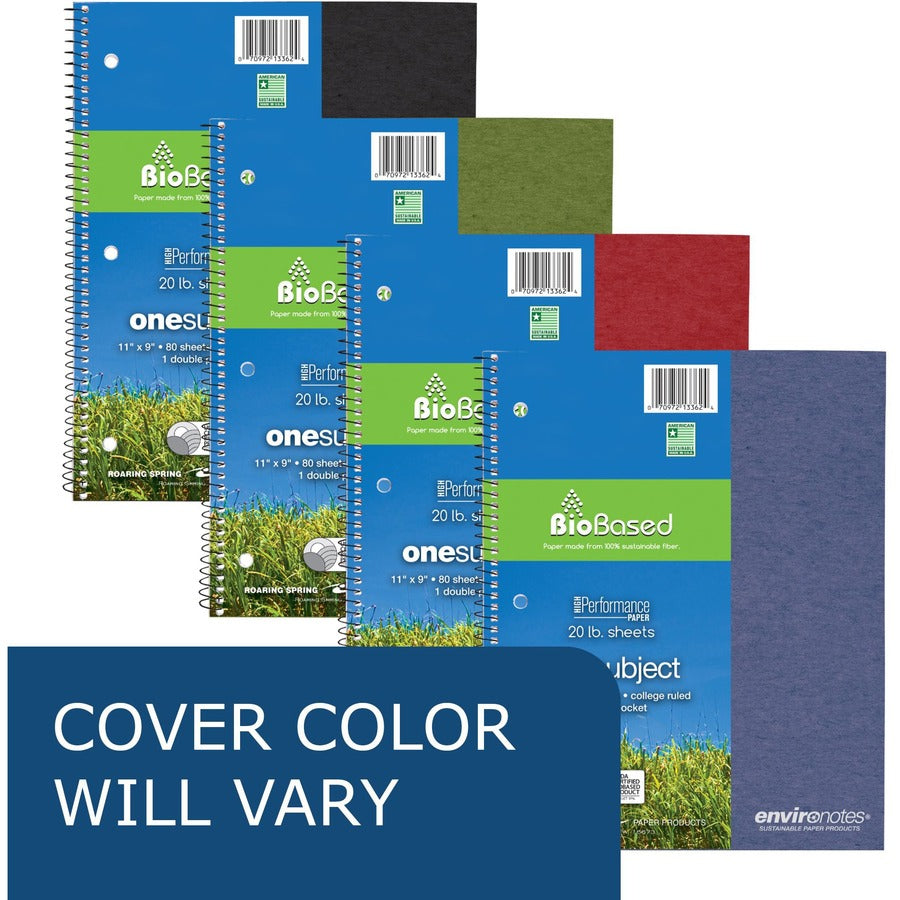 Roaring Spring EnviroNotes 1-Subject Notebook - Alternate-Image3