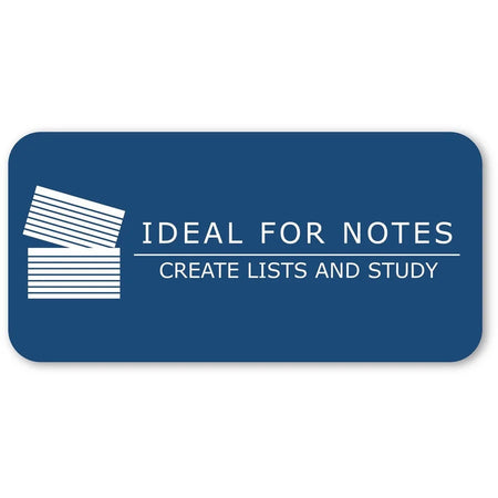 Roaring Spring EnviroNotes Index Cards - 100 Sheets - 200 Pages - Printed - Front Ruling Surface - 43 lb Basis Weight