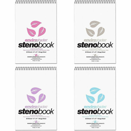 Roaring Spring Enviroshades Recycled Spiral Steno Memo Book - Alternate-Image1